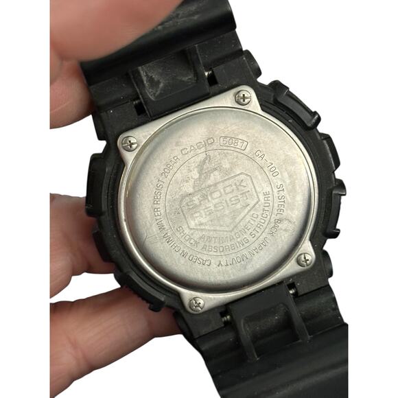 Casio G-Shock Men's Black GA100-1A1 Fashion Timepeice Sports Watch - Picture 10 of 12